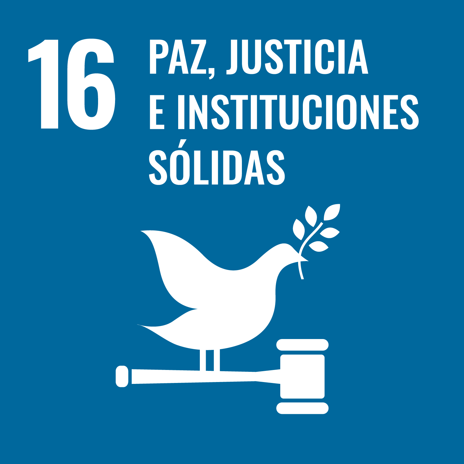 Ícono Paz, justica e instituciones sólidas