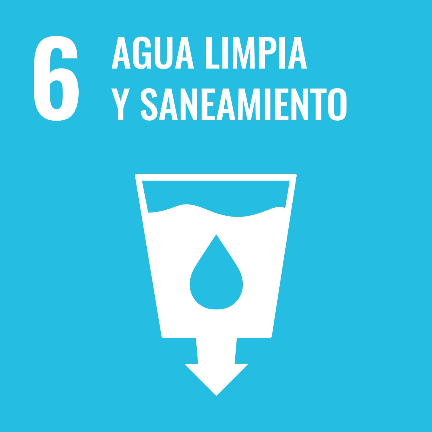 Ícono Agua limpia y saneamiento