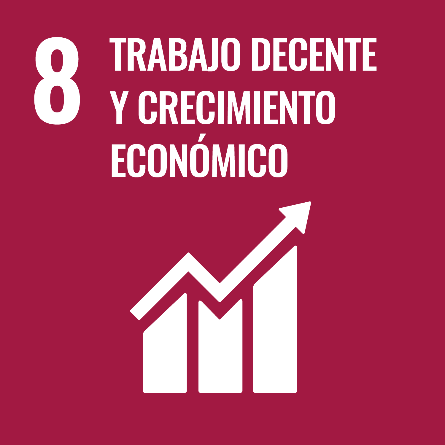 Ícono Trabajo decente y crecimiento económico