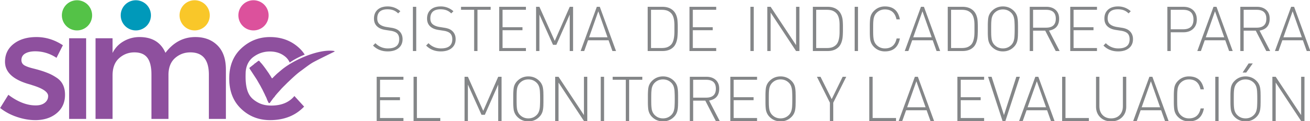 Logo Sistema de Indicadores para el Monitoreo y la Evaluación